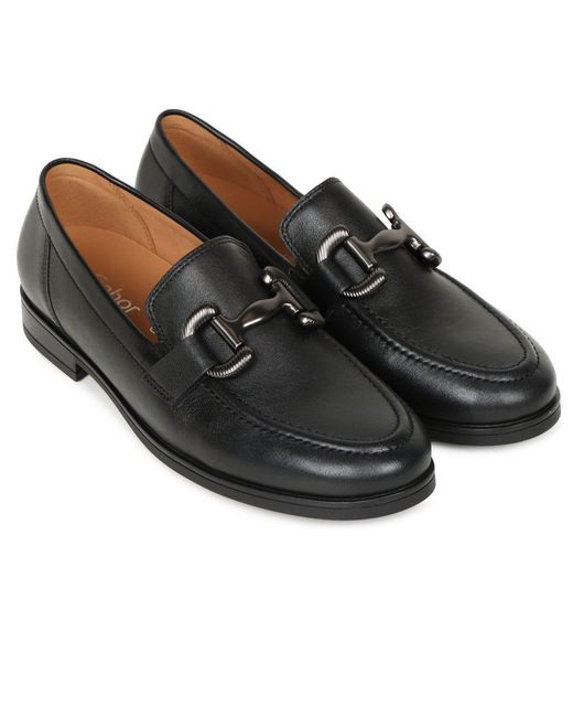Gabor Black Dupri Loafers (Cdf)