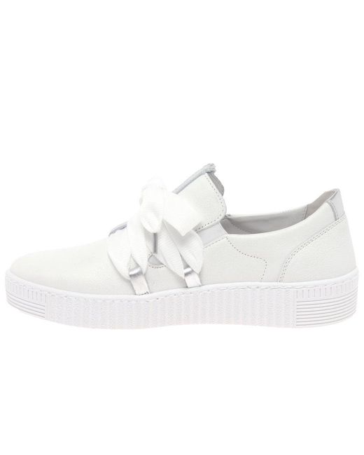 Gabor White Waltz Casual Trainers