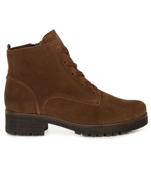 Gabor Brown Zumba Ankle Boots