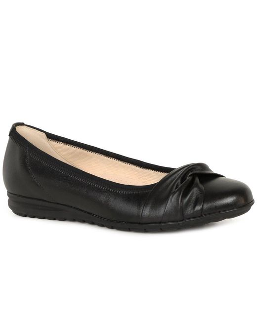 Gabor Black Scene Ballet Pumps