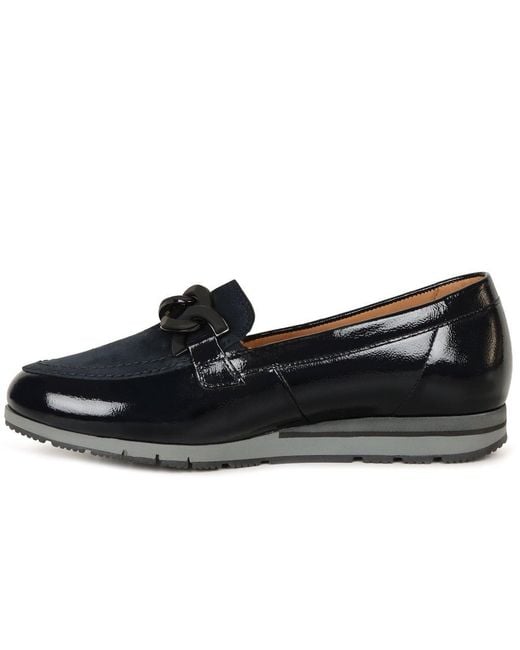 Gabor Blue Bea Loafers