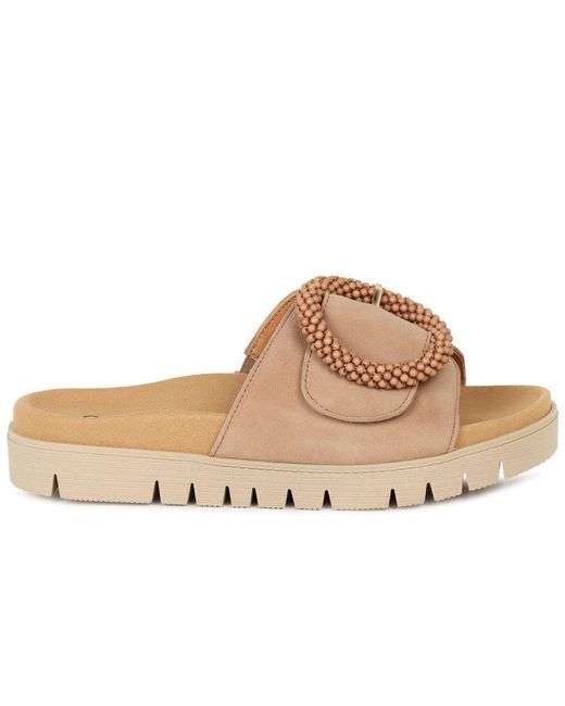 Gabor Pink Everly Mule Sandals