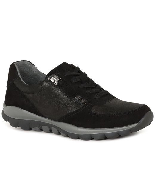 Gabor Black Fantastic Casual Sports Trainers