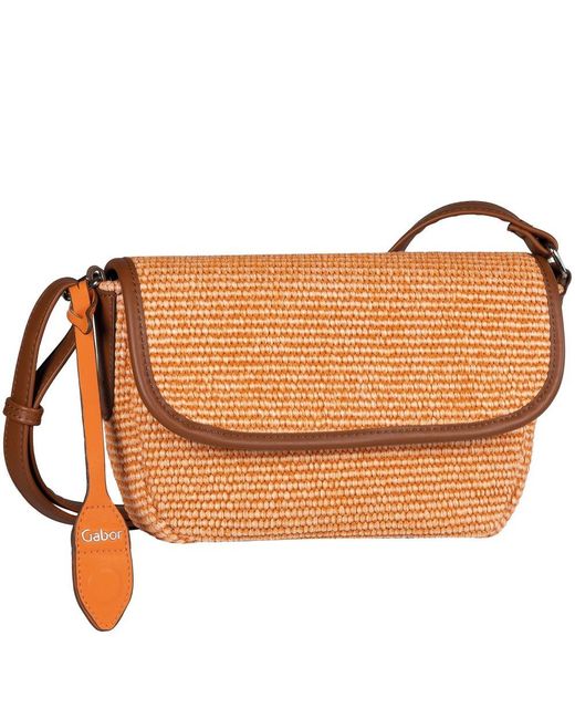 Gabor Brown Eleanor Flap Messenger Bag