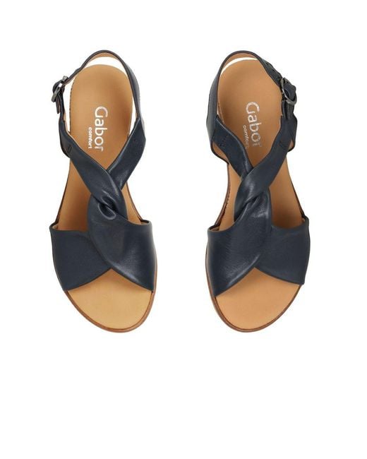 Gabor Blue Rich Sandals