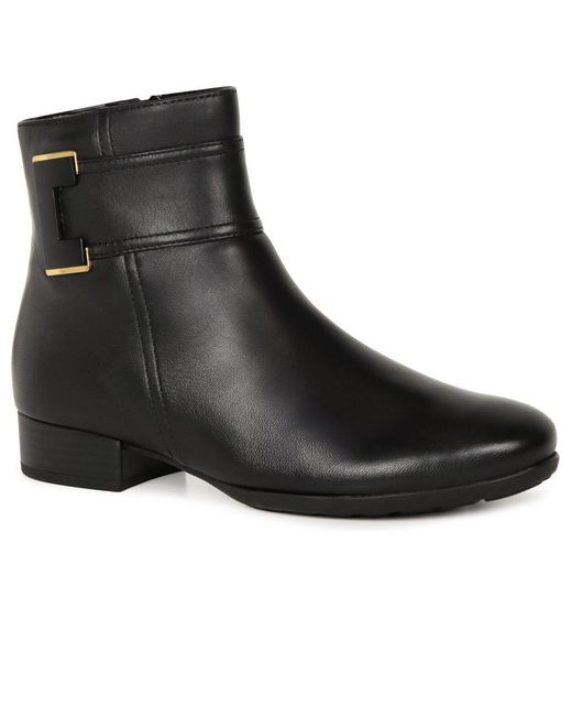 Gabor Black Balm Ankle Boots