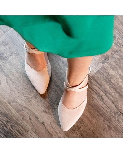 Gabor Pink Gisele Open Court Shoes