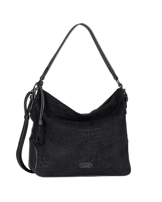 Gabor Black Belamy Hobo Bag