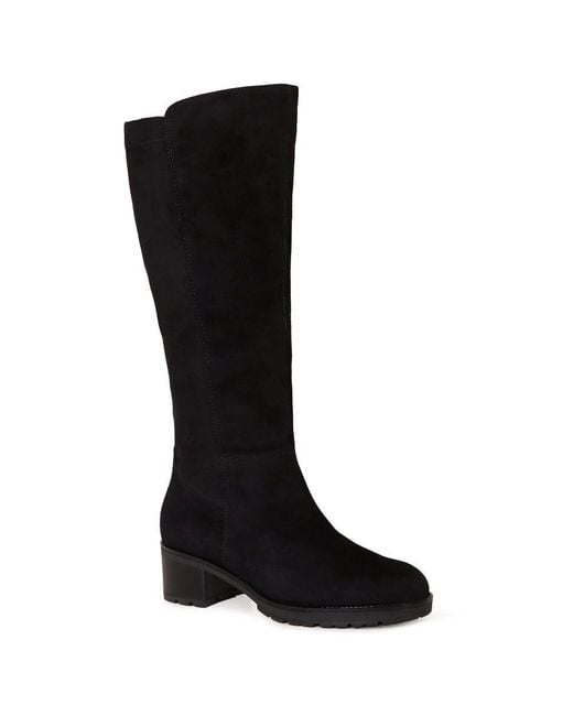 Gabor Black Quiz Knee High Boots