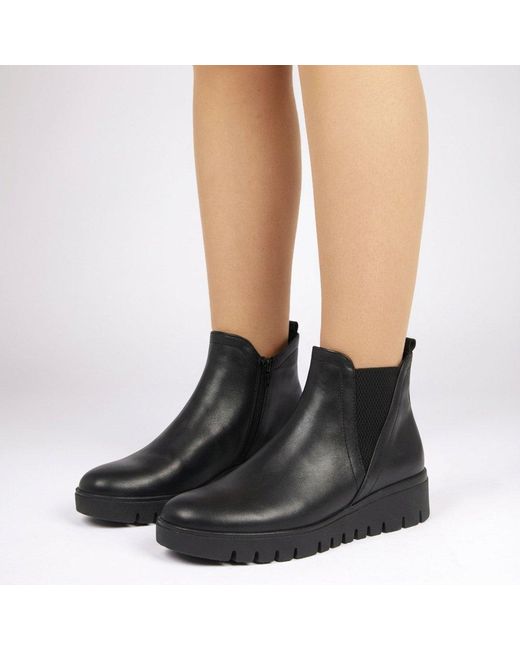 Gabor Black Dublin Chelsea Boots