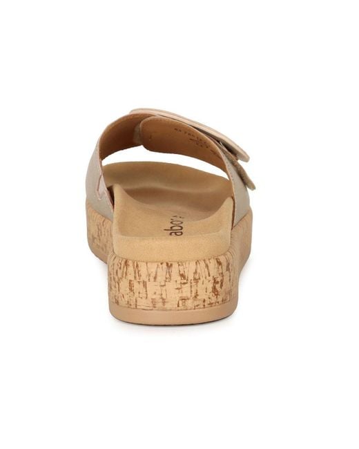 Gabor Brown Kirby Mule Sandals