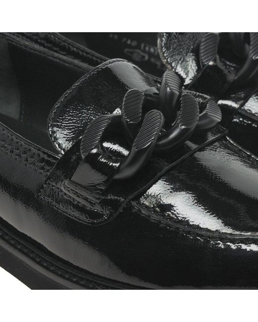 Gabor Black Squeeze Loafers