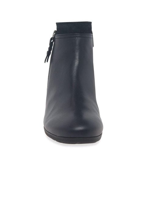 Gabor Blue Briano Ankle Boots