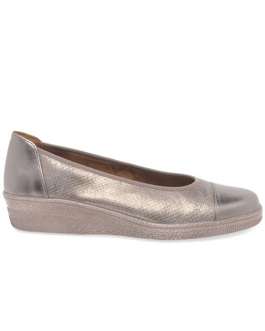 Gabor Multicolor Petunia Accent Low Heeled Pumps