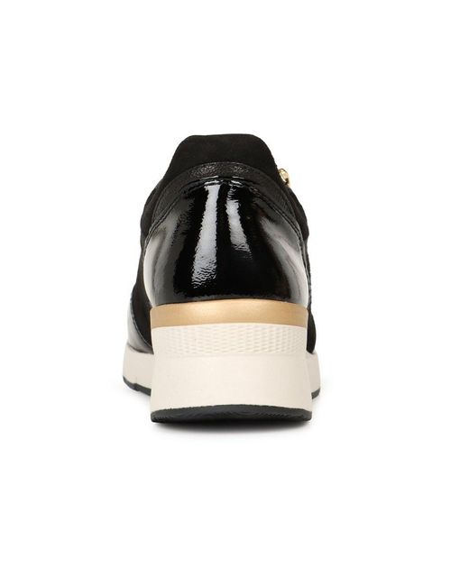 Gabor Black Louisina Trainers Colour: 37 Sde/Pat
