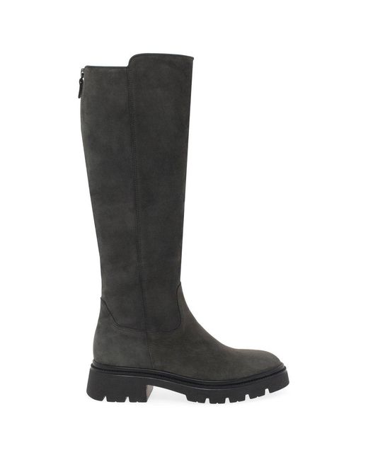 Gabor Black Match Knee High Boots