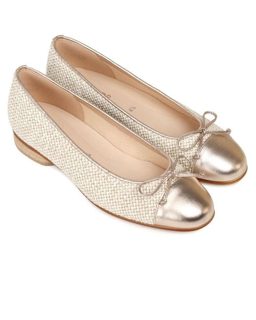 Gabor Natural Dulford Ballet Pumps