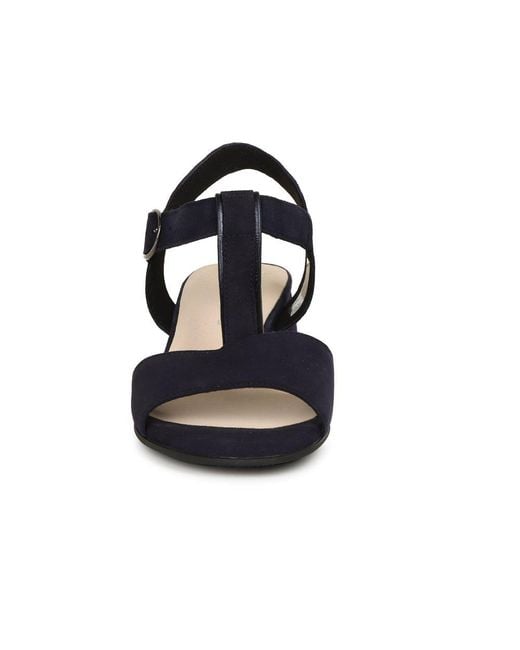 Gabor Blue Mead T-Bar Sandals