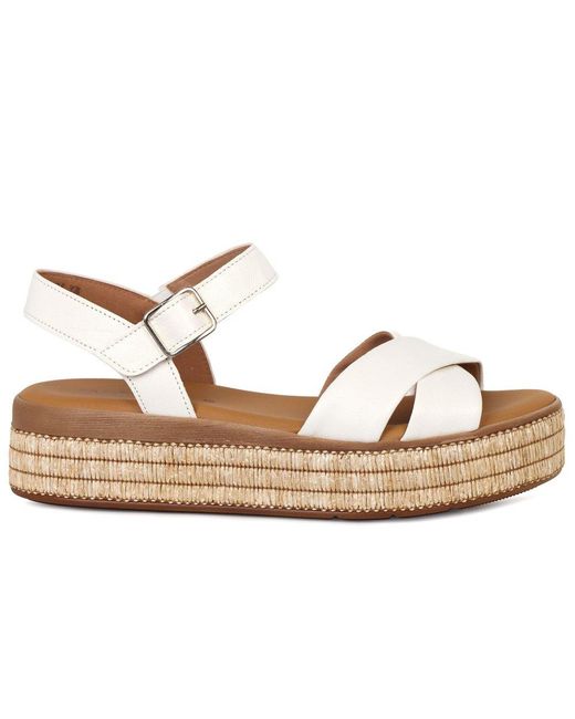 Gabor Metallic Wick Platform Sandal