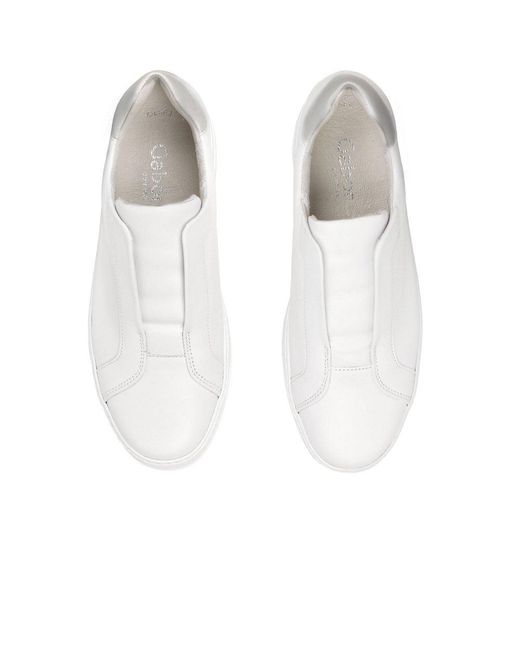 Gabor White Kea Trainers