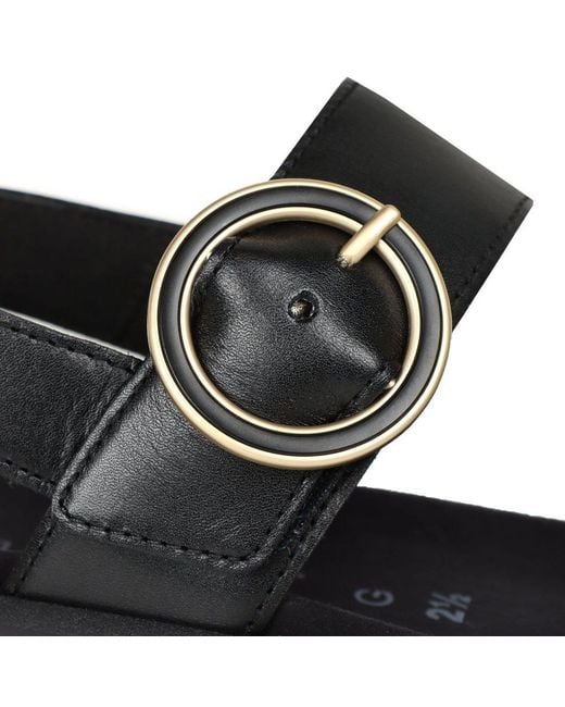 Gabor Black Pack Sandals