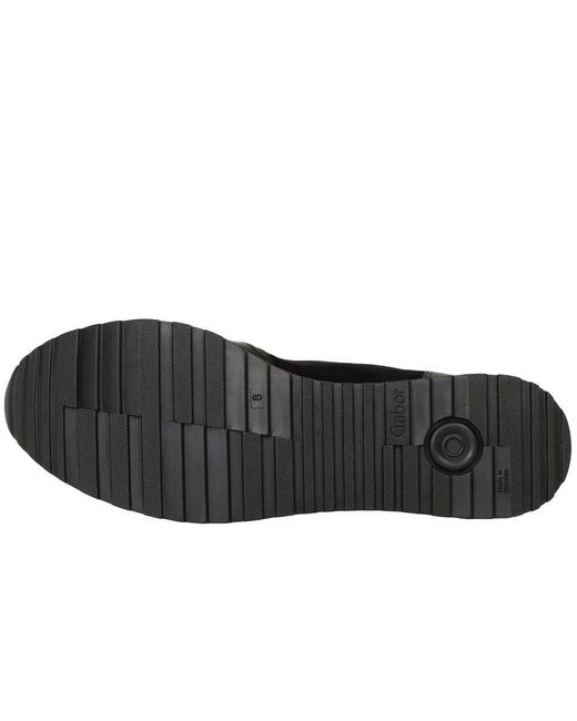 Gabor Black Nulon Trainers