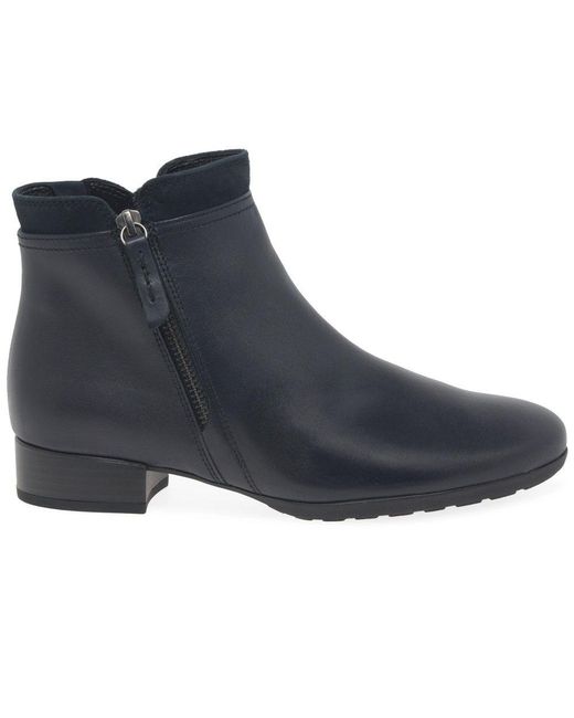 Gabor Blue Briano Ankle Boots
