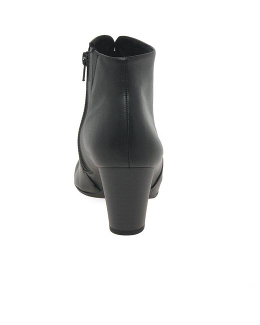 Gabor Black Matlock Ankle Boots