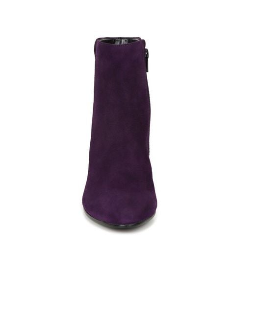 Gabor Purple Abbey Ankle Boots
