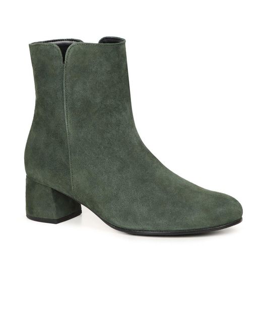 Gabor Green Abbey Ankle Boots