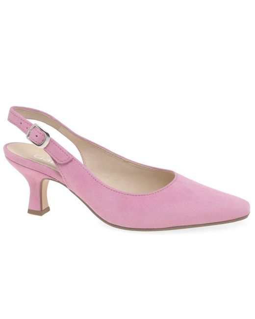 Gabor Pink Lindy &Apos;S Court Shoes
