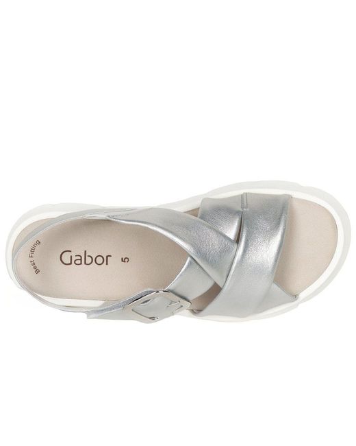 Gabor Metallic Daphne &Apos;S Sandals