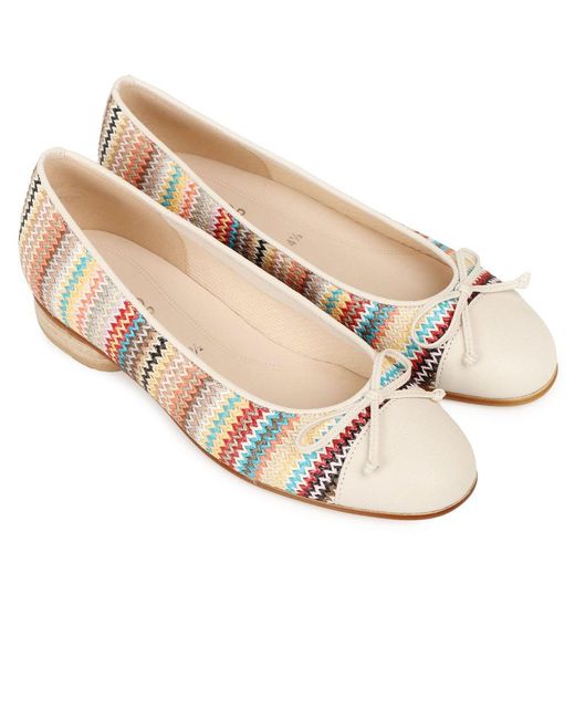 Gabor Pink Dulford Ballet Pumps Size: 2