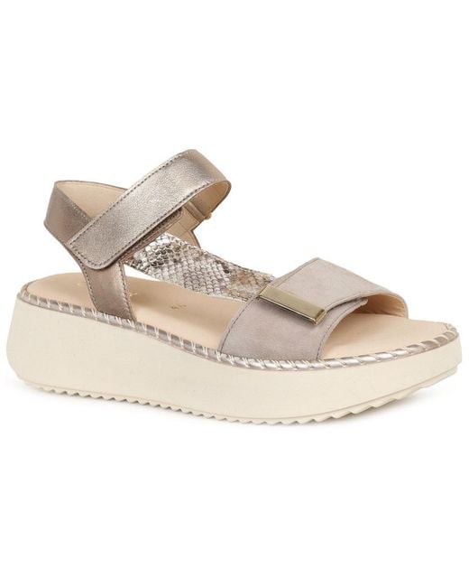 Gabor Metallic Foam Sandals