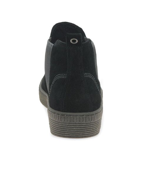 Gabor Black Lourdes Chelsea Boots
