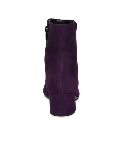 Gabor Purple Abbey Ankle Boots