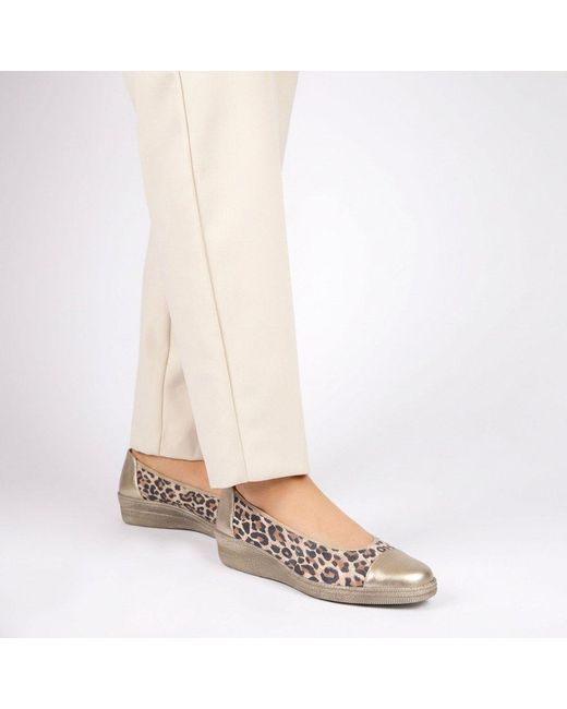 Gabor Multicolor Petunia Accent Low Heeled Pumps