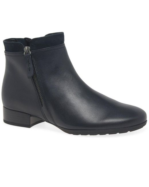 Gabor Blue Briano Ankle Boots