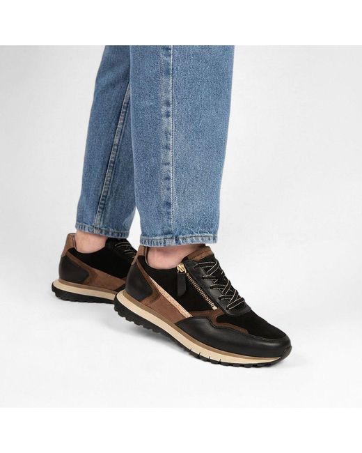 Gabor Black Hollywell Trainers //Whis