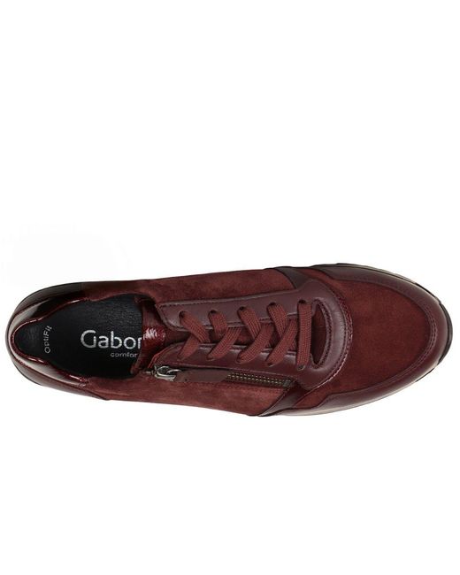 Gabor Red Nulon Trainers
