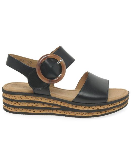 Gabor Blue Andre Sandals