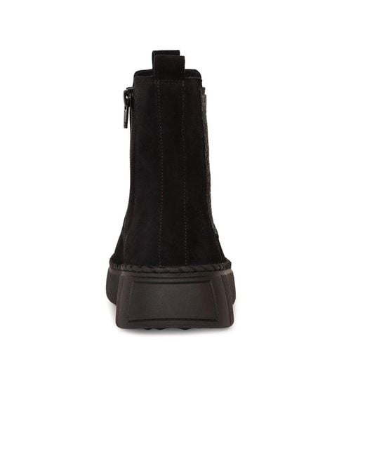Gabor Black Relaxed Chelsea Boots