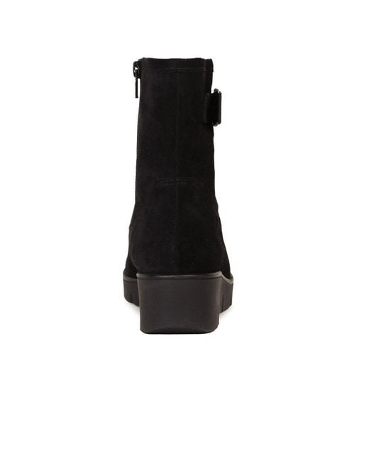 Gabor Black Entrust Ankle Boots