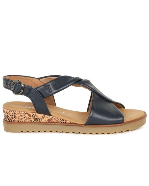 Gabor Blue Rich Sandals