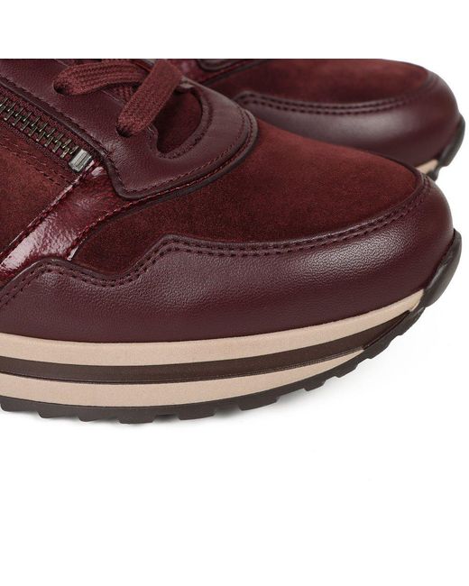 Gabor Red Nulon Trainers