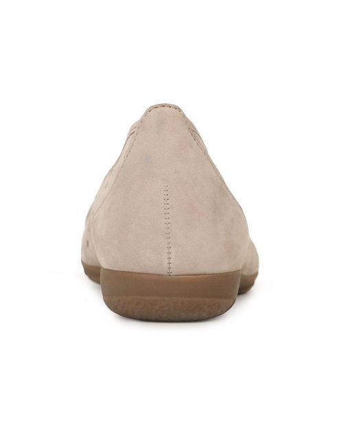 Gabor Pink Ruffle Punched Detail Casual Shoes