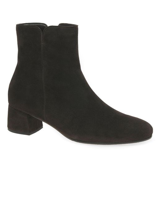 Gabor Black Abbey Ankle Boots