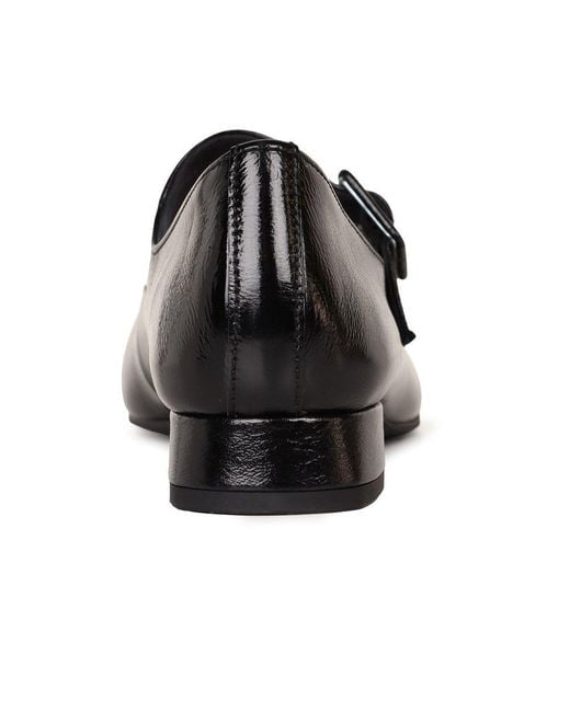 Gabor Black Iggy Court Shoes