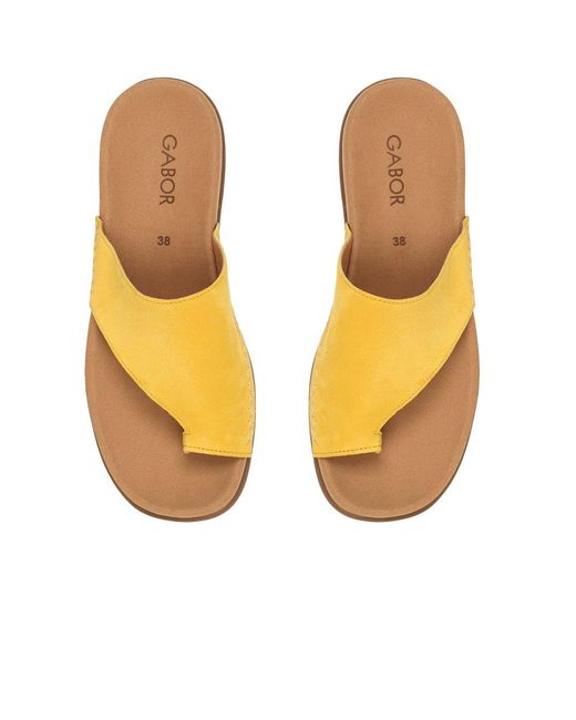 Gabor Yellow Lanzarote Sandals