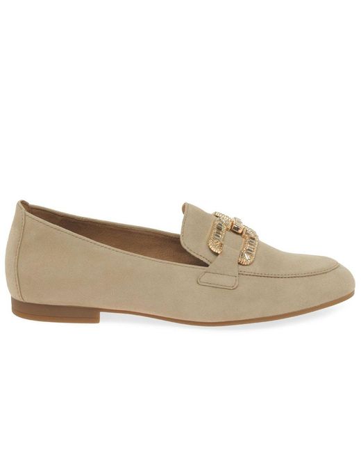 Gabor Natural Jackie Loafers